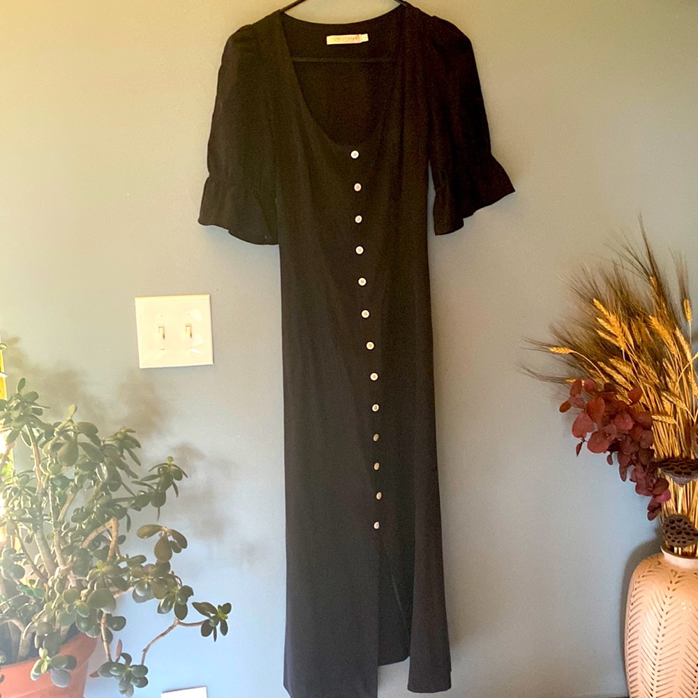 Christy Dawn SILK black Lennon dress RARE